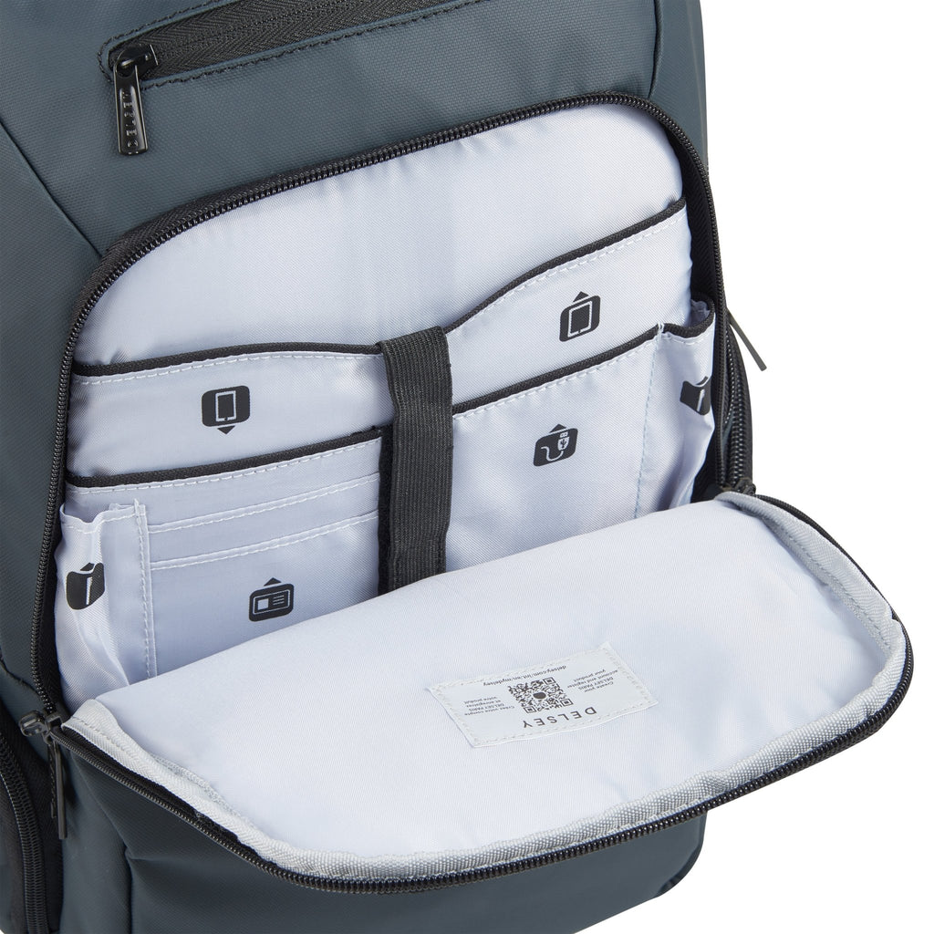 Rucsac Delsey Paris, Parvis Plus Large, Grey - Rucsacuri - Delsey - Mirano - Delsey - Grey - Trolere - Troler