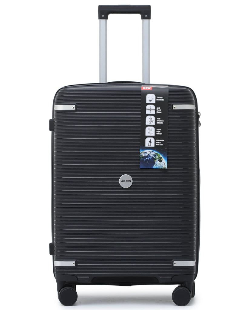 Troler Mirano Verona, 55 cm, Negru - TROLERE - Mirano - Mirano - Black - Mirano - Trolere - Troler
