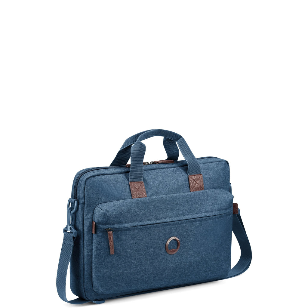 Geanta laptop Delsey - Maubert Blue 13.3' - GENTI DE MANA - Delsey - Mirano - Blue - Delsey - Trolere - Troler