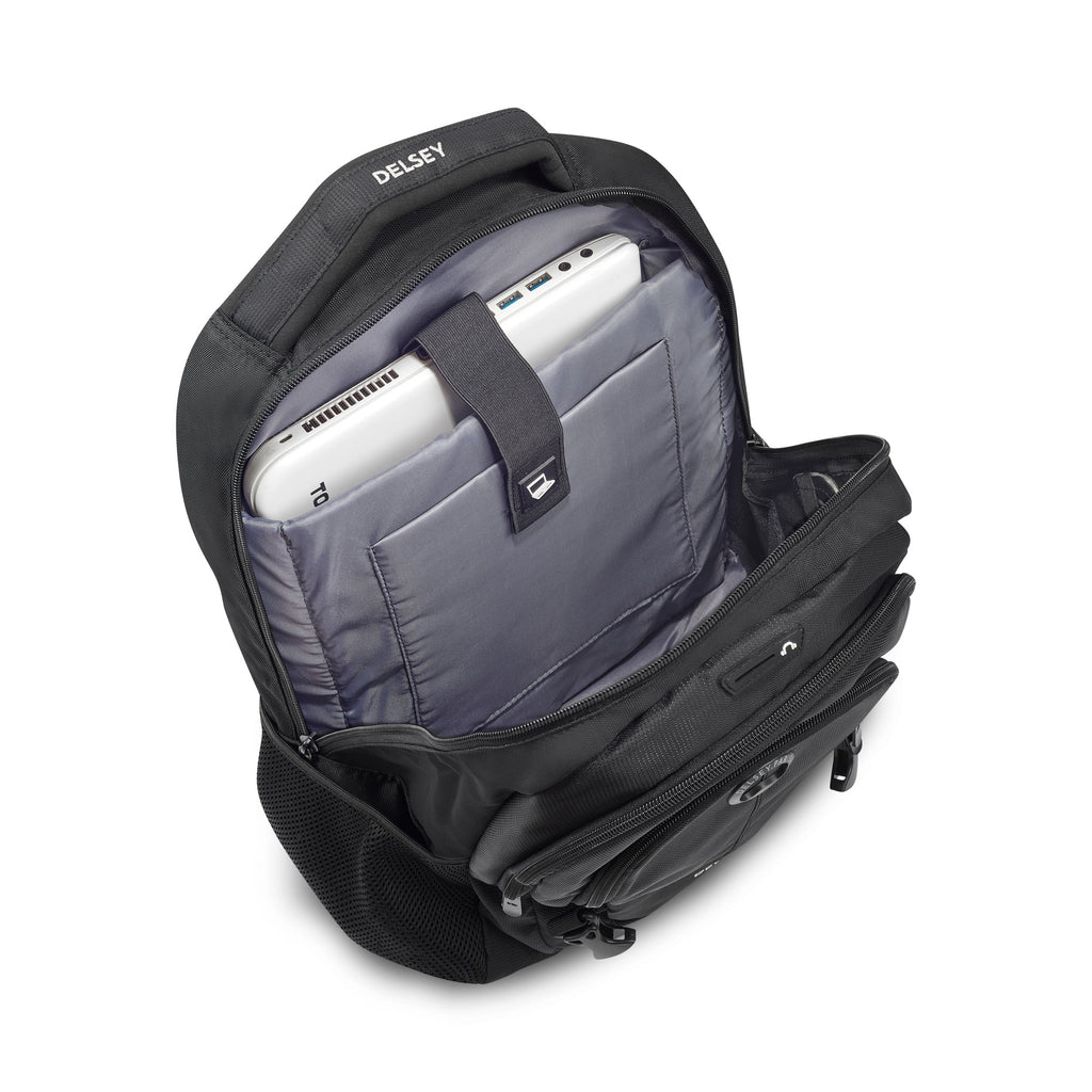 Delsey Rucsac Navigator 2-cpt - Negru - Rucsacuri - Delsey - Mirano - 200 - 500 Lei - Black - Trolere - Troler